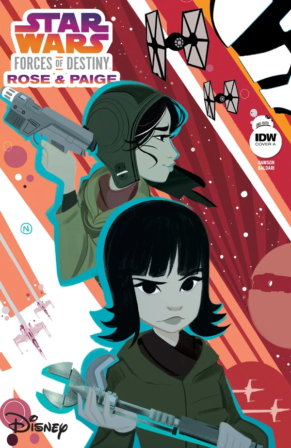 Обложка выпуска «Forces of Destiny—Rose & Paige», 31 янв 2018.