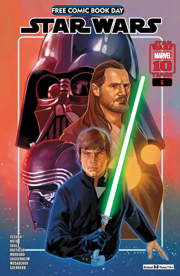 Обложка выпуска #1 Free Comic Book Day 2025: Star Wars 1, 3 май 2025.
