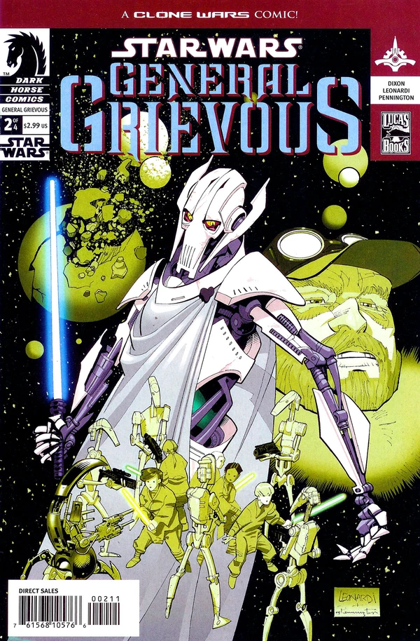 Обложка выпуска #2 General Grievous 2, 27 апр 2005.
