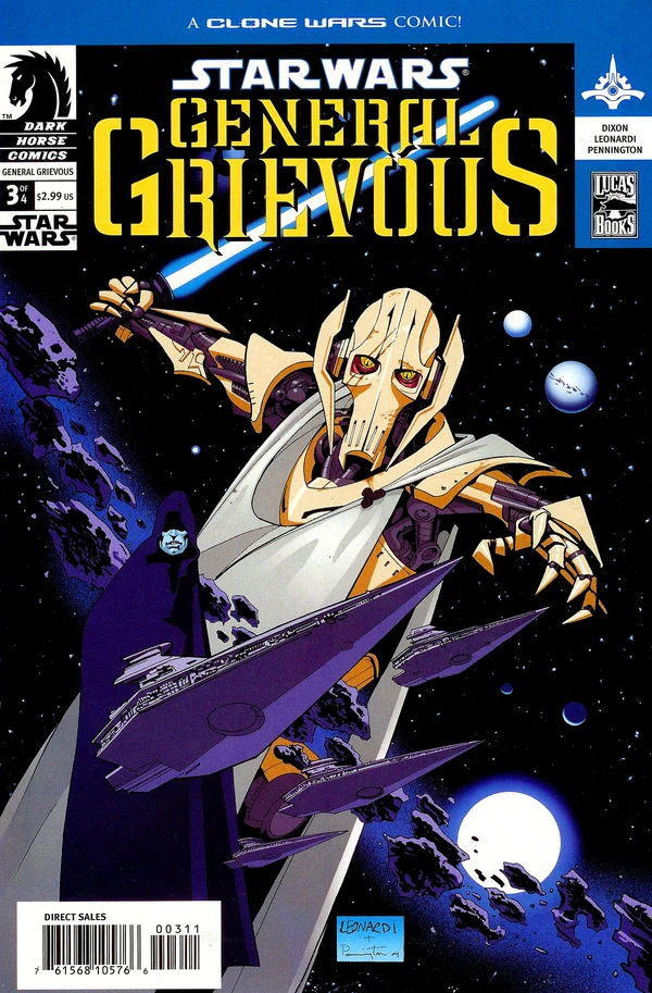 Обложка выпуска #3 General Grievous 3, 15 июн 2005.