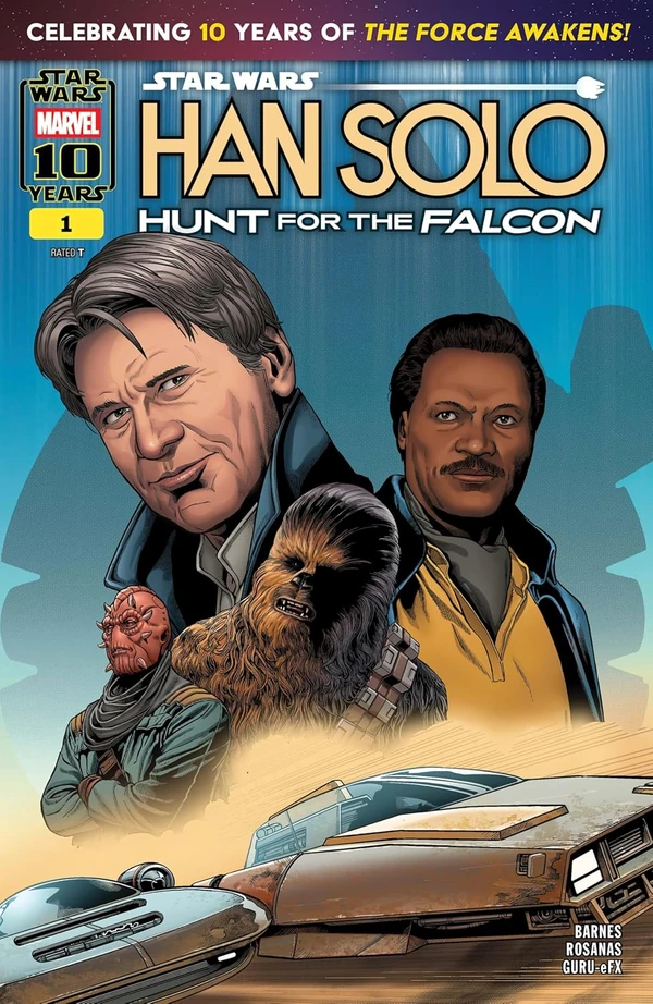 Обложка выпуска #1 Han Solo - Hunt for the Falcon 1, 3 сен 2025.