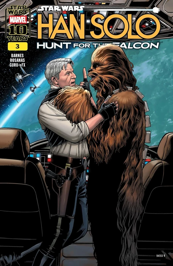 Обложка выпуска #3 Han Solo - Hunt for the Falcon 3, 12 ноя 2025.