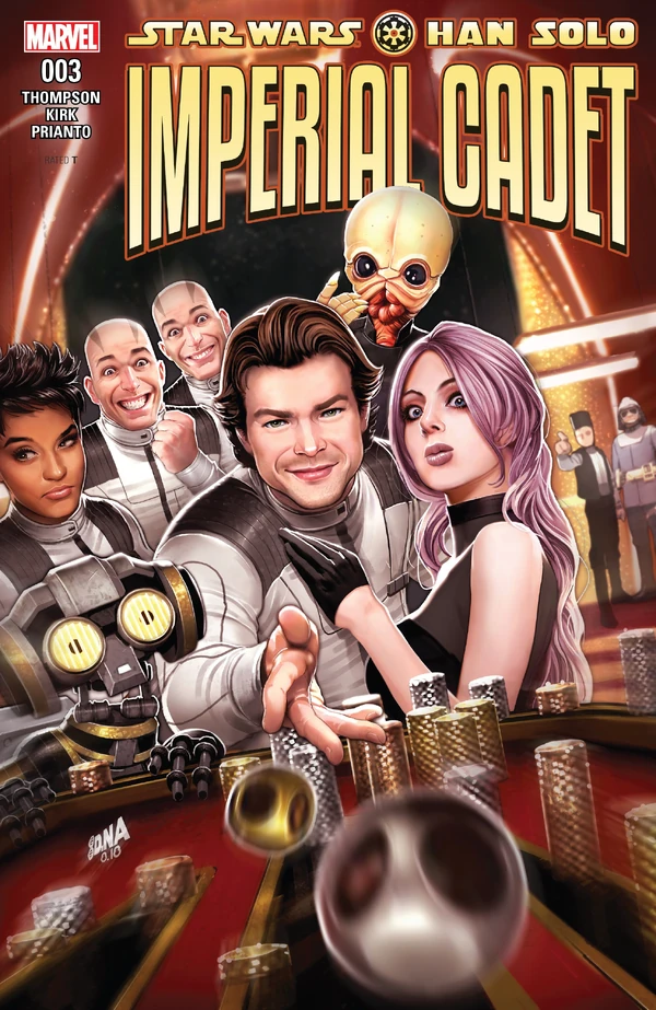 Обложка выпуска #3 Han Solo - Imperial Cadet 3, 2 янв 2019.