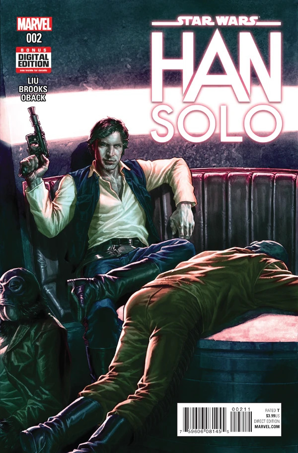 Обложка выпуска #2 Han Solo 2, 6 июл 2016.