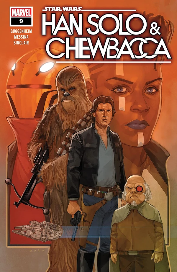 Обложка выпуска #9 Han Solo & Chewbacca 9, 18 янв 2023.