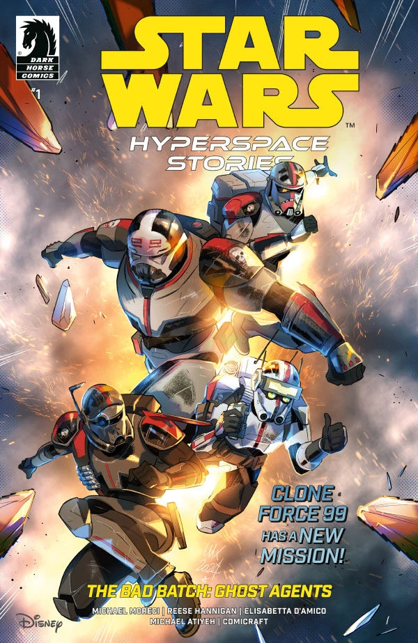 Обложка выпуска #1 Hyperspace Stories: The Bad Batch—Ghost Agents 1, 12 фев 2025.