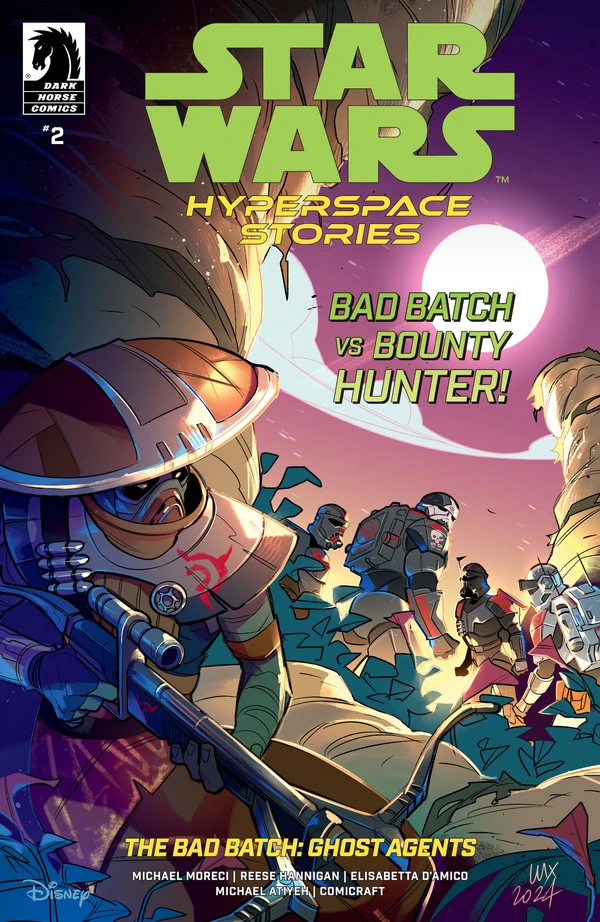 Обложка выпуска #2 Hyperspace Stories: The Bad Batch—Ghost Agents 2, 2 апр 2025.