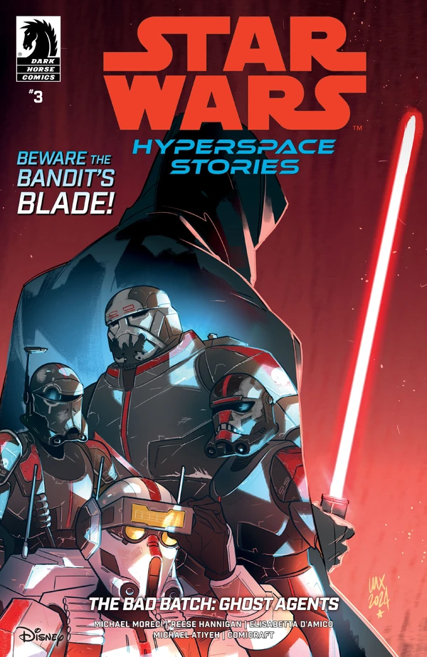 Обложка выпуска #3 Hyperspace Stories: The Bad Batch—Ghost Agents 3, 7 май 2025.