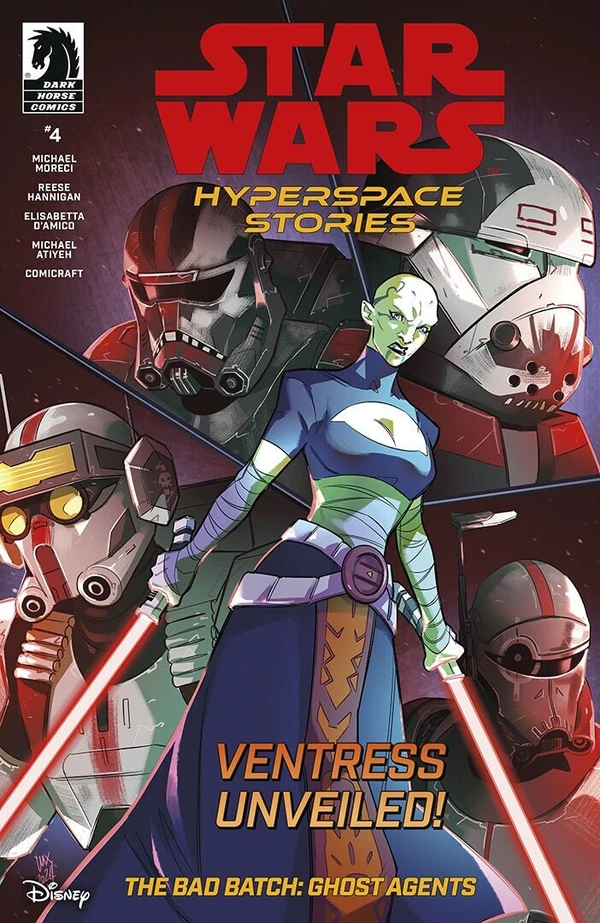 Обложка выпуска #4 Hyperspace Stories: The Bad Batch—Ghost Agents 4, 11 июн 2025.