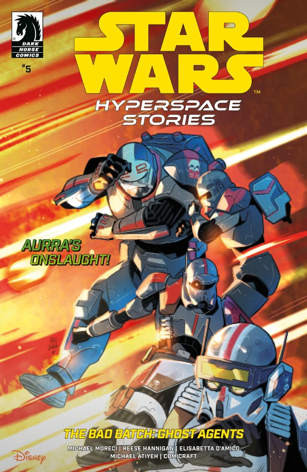 Обложка выпуска #5 Hyperspace Stories: The Bad Batch—Ghost Agents 5, 16 июл 2025.