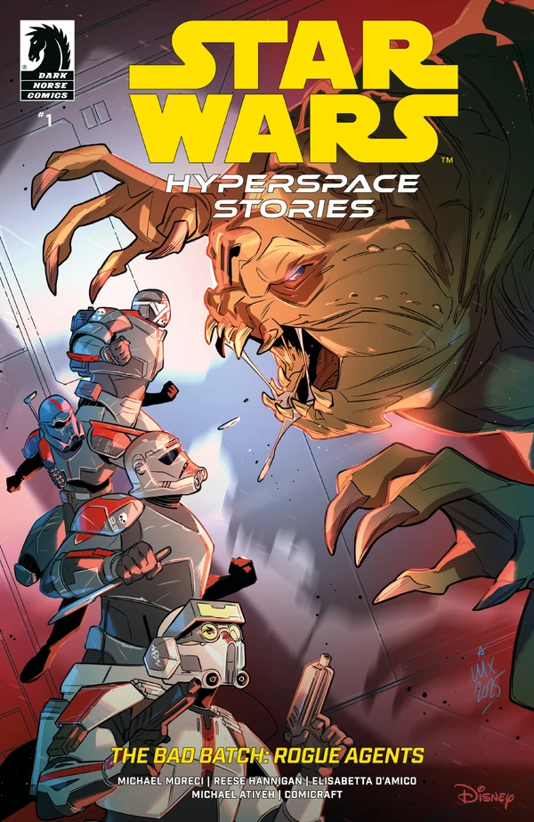 Обложка выпуска #1 Hyperspace Stories: The Bad Batch—Rogue Agents 1, 31 дек 2025.