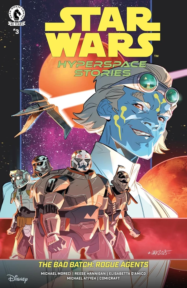 Обложка выпуска #3 Hyperspace Stories: The Bad Batch—Rogue Agents 3, 6 май 2026.