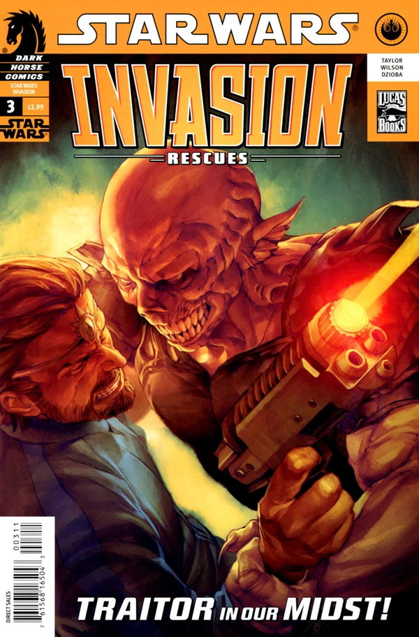 Обложка выпуска #8 Invasion: Rescues 3, 28 июл 2010.