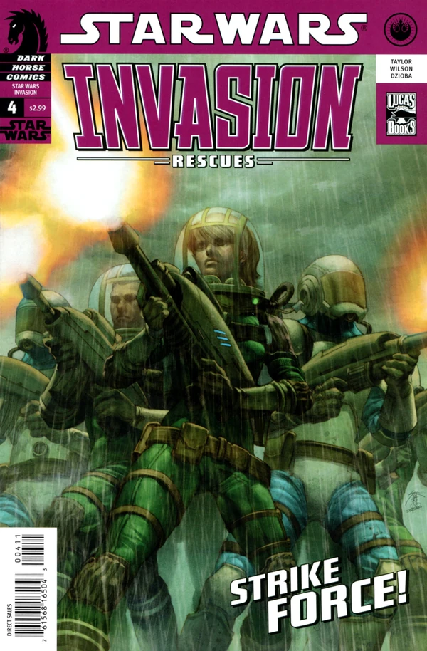 Обложка выпуска #9 Invasion: Rescues 4, 29 сен 2010.