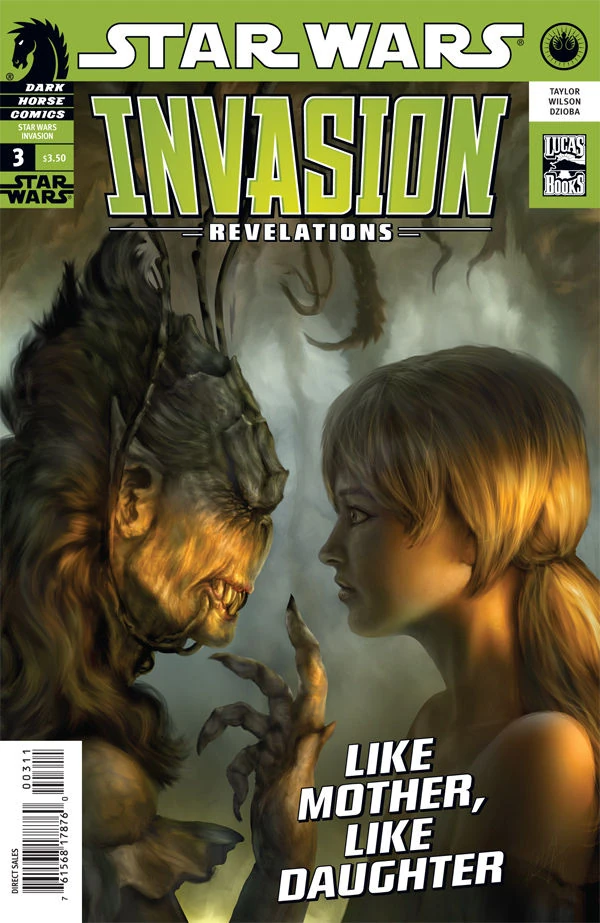 Обложка выпуска #14 Invasion: Revelations 3, 14 сен 2011.
