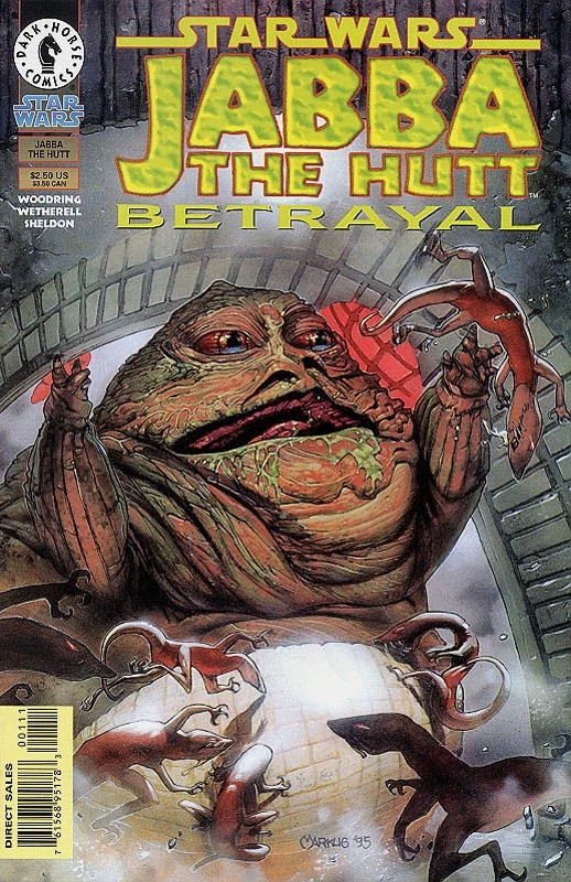 Обложка выпуска #4 Jabba the Hutt: Betrayal, 20 фев 1996.