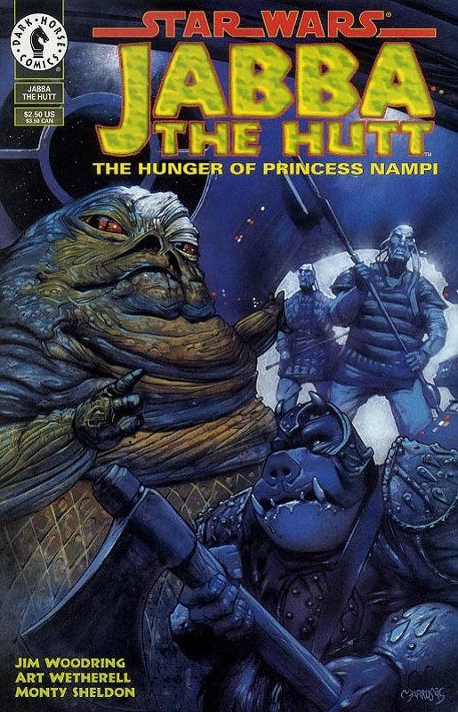 Обложка выпуска #2 Jabba the Hutt: The Hunger of Princess Nampi, 20 июн 1995.