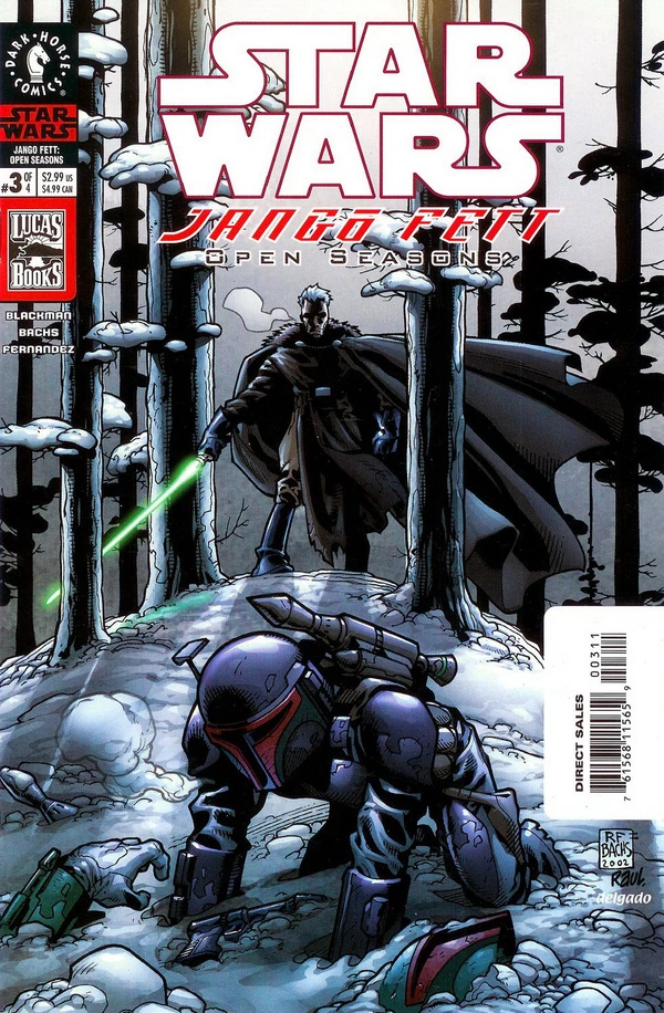 Обложка выпуска #3 Jango Fett: Open Seasons 3, 31 июл 2002.