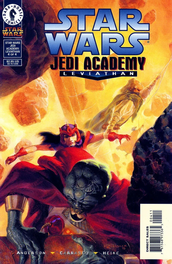 Обложка выпуска #4 Jedi Academy: Leviathan 4, 27 янв 1999.