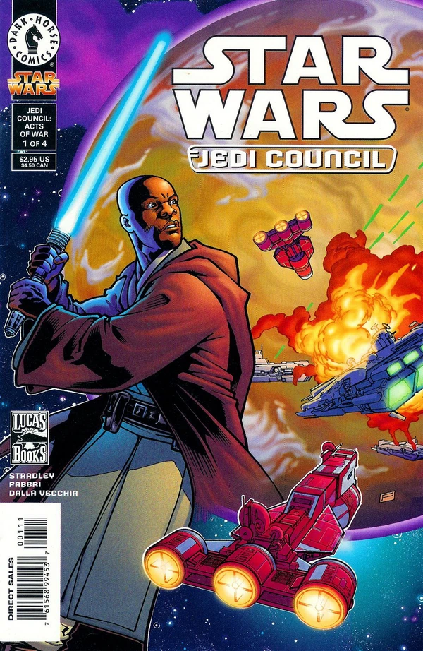Обложка выпуска #1 Jedi Council: Acts of War 1, 21 июн 2000.