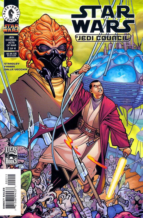 Обложка выпуска #2 Jedi Council: Acts of War 2, 19 июл 2000.