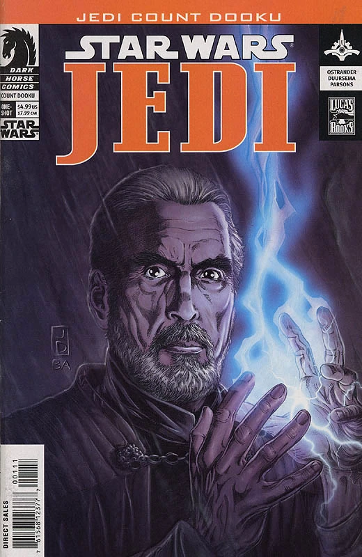 Обложка выпуска #4 Jedi: Count Dooku, 3 дек 2003.