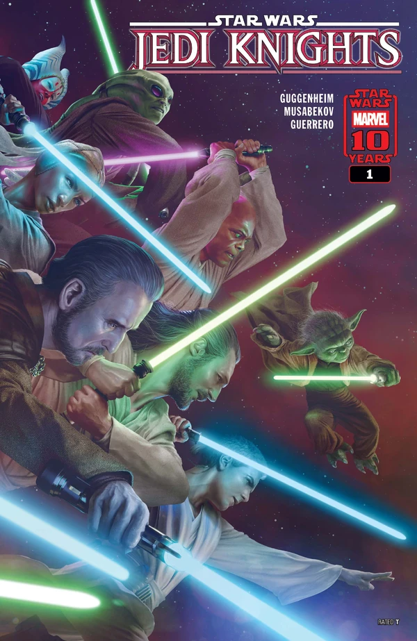 Обложка выпуска #1 Jedi Knights 1, 5 мар 2025.