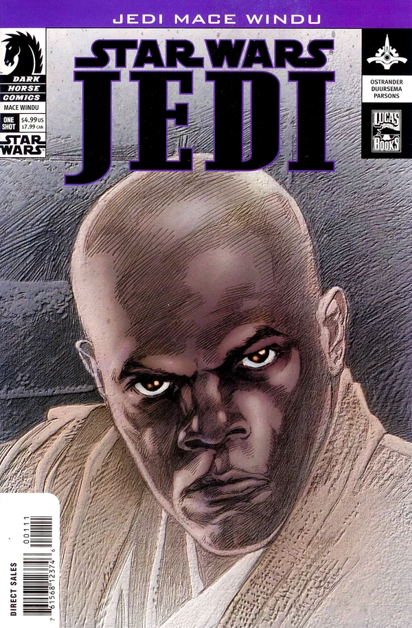 Обложка выпуска #1 Jedi: Mace Windu, 26 фев 2003.