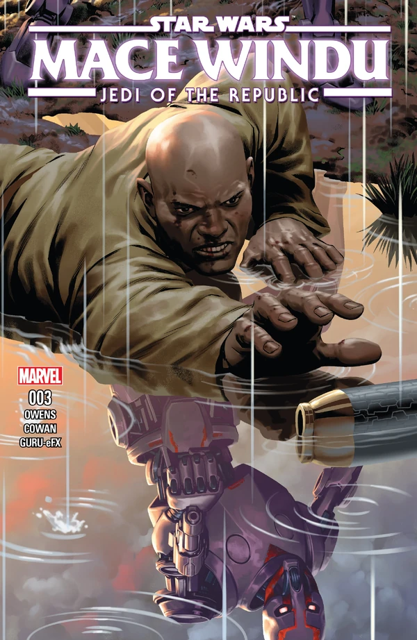 Обложка выпуска #3 Jedi of the Republic – Mace Windu 3, 25 окт 2017.