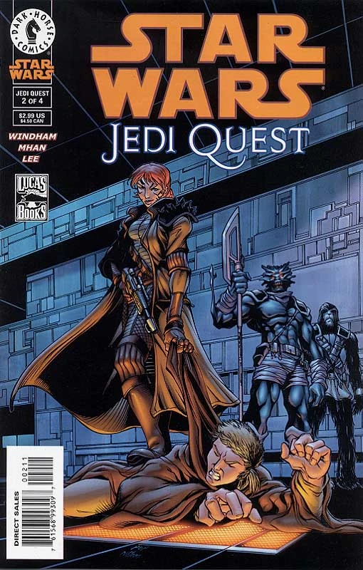 Обложка выпуска #2 Jedi Quest 2, 10 окт 2001.
