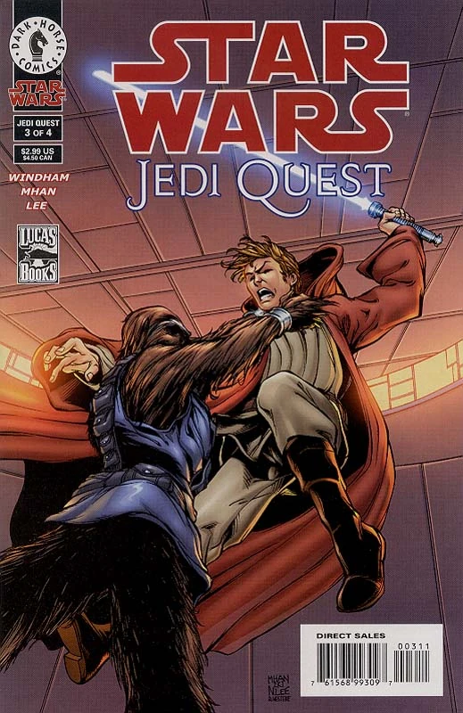 Обложка выпуска #3 Jedi Quest 3, 14 ноя 2001.