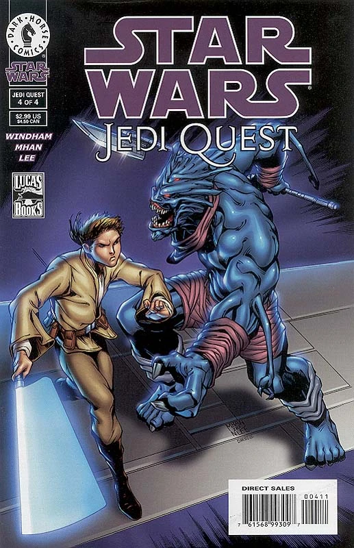 Обложка выпуска #4 Jedi Quest 4, 12 дек 2001.