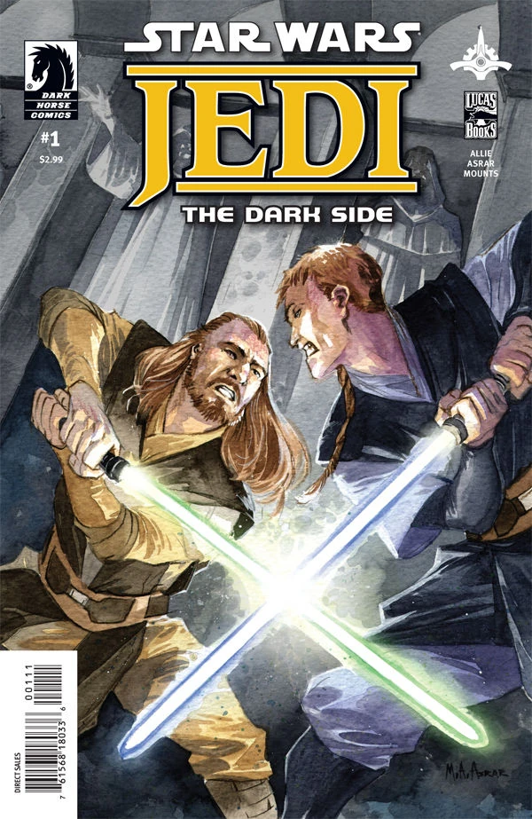 Обложка выпуска #1 Jedi — The Dark Side 1, 18 май 2011.