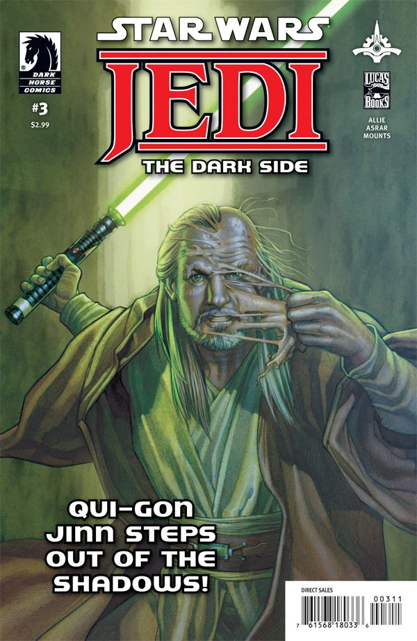 Обложка выпуска #3 Jedi — The Dark Side 3, 20 июл 2011.