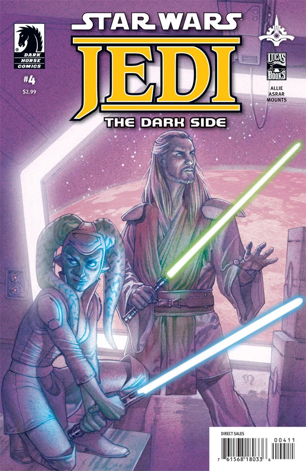 Обложка выпуска #4 Jedi — The Dark Side 4, 24 авг 2011.