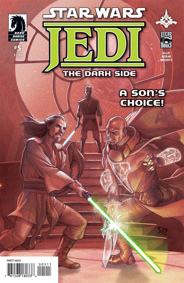 Обложка выпуска #5 Jedi — The Dark Side 5, 21 сен 2011.