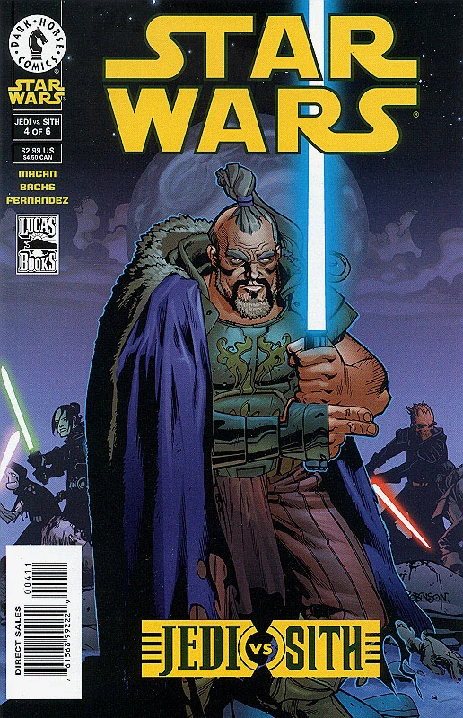 Обложка выпуска #4 Jedi vs. Sith 4, 18 июл 2001.