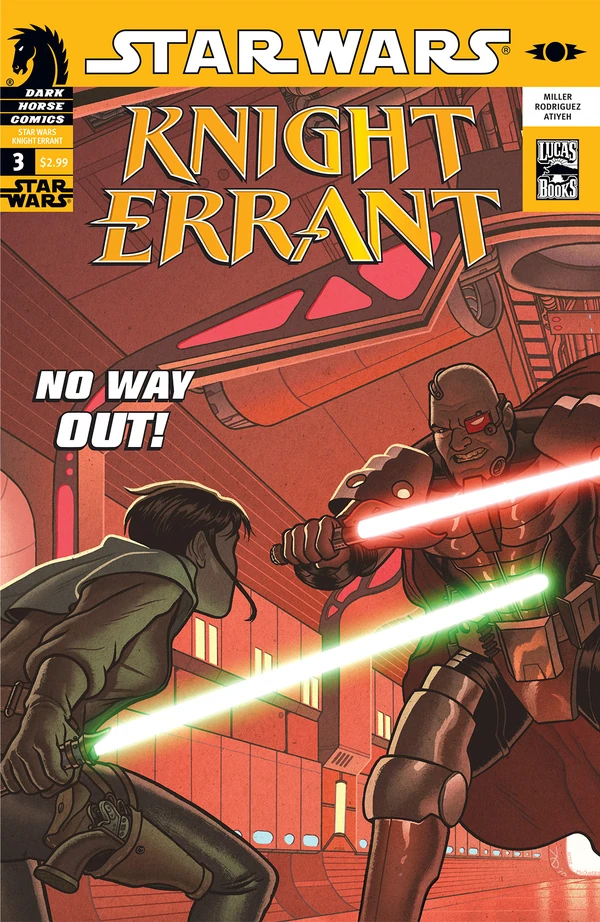 Обложка выпуска #1 Knight Errant 3, 8 дек 2010.