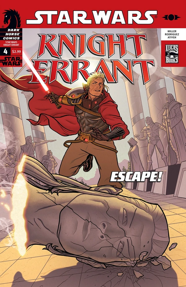 Обложка выпуска #1 Knight Errant 4, 12 янв 2011.