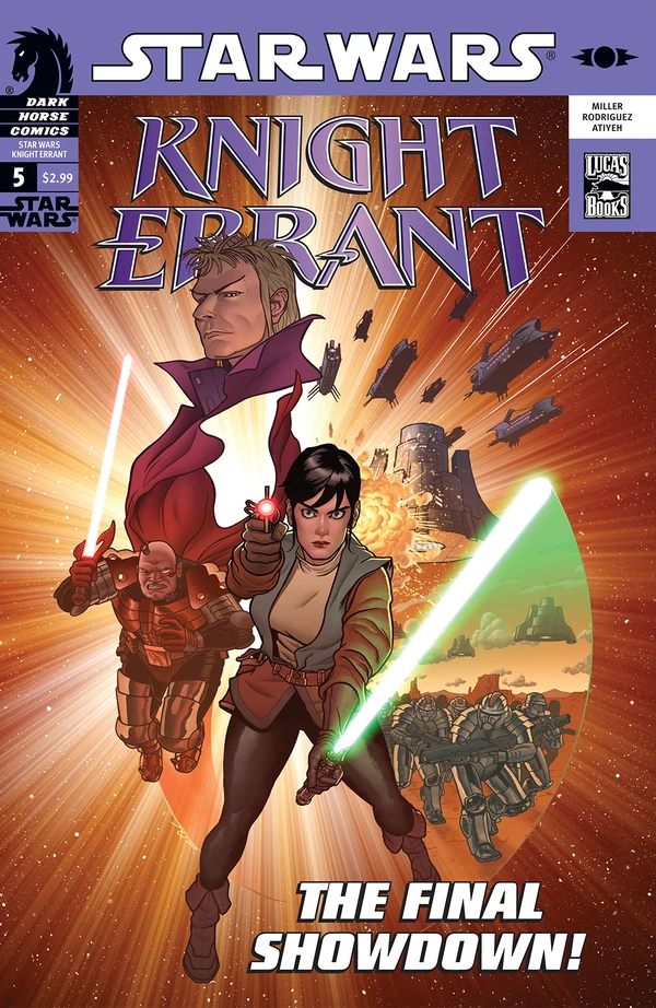 Обложка выпуска #5 Knight Errant 5, 16 фев 2011.