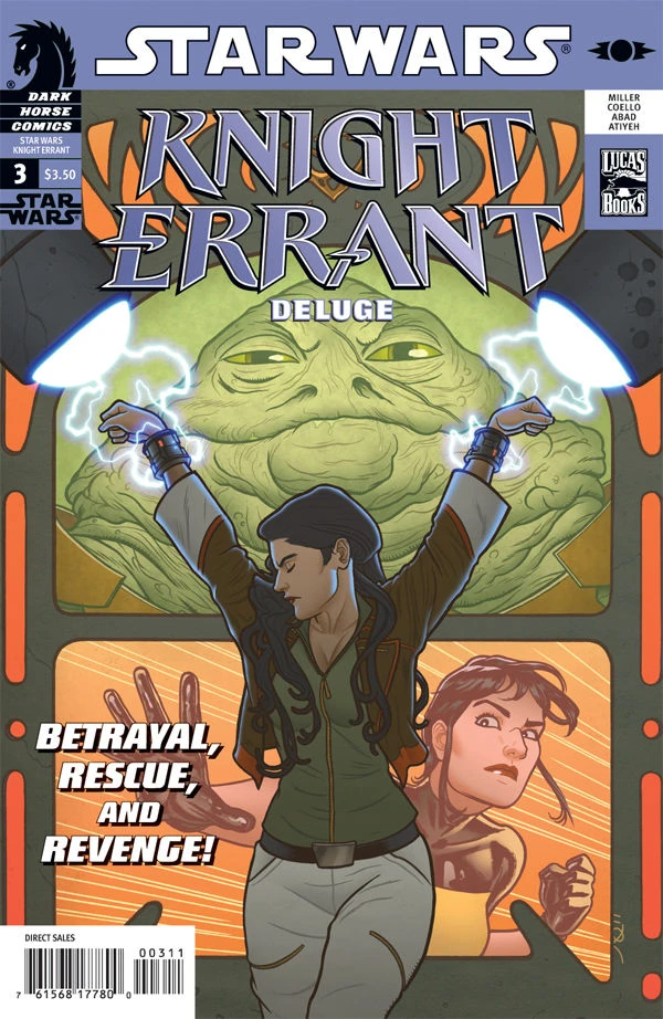 Обложка выпуска #8 Knight Errant: Deluge 3, 19 окт 2011.