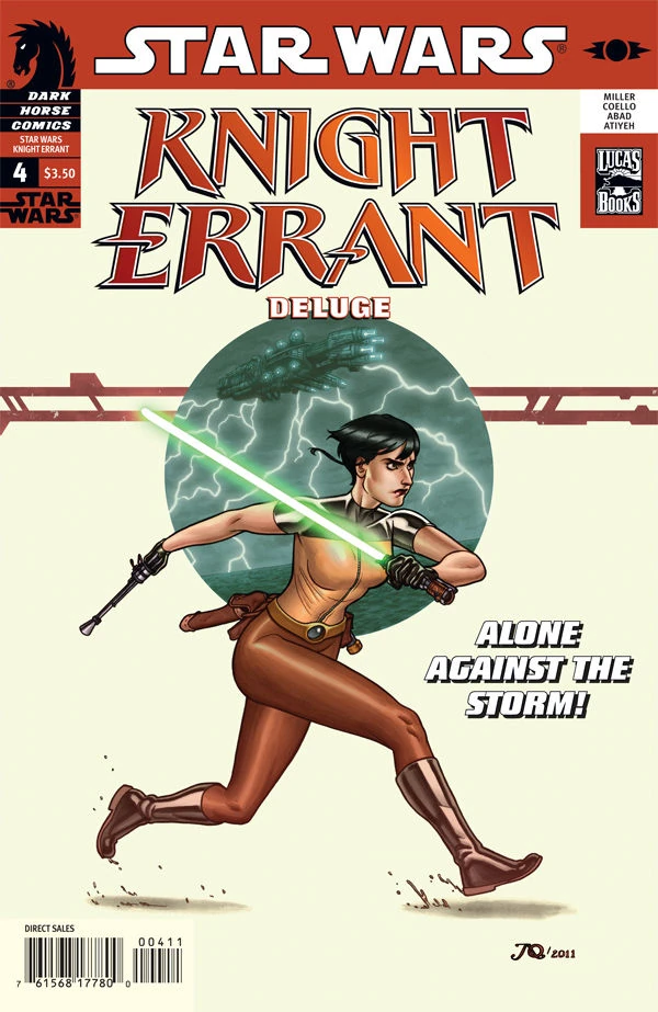 Обложка выпуска #9 Knight Errant: Deluge 4, 16 ноя 2011.