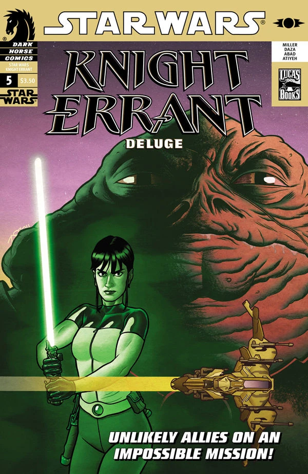 Обложка выпуска #10 Knight Errant: Deluge 5, 21 дек 2011.