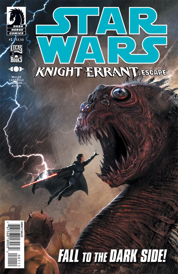 Обложка выпуска #1 Knight Errant: Escape 1, 13 июн 2012.