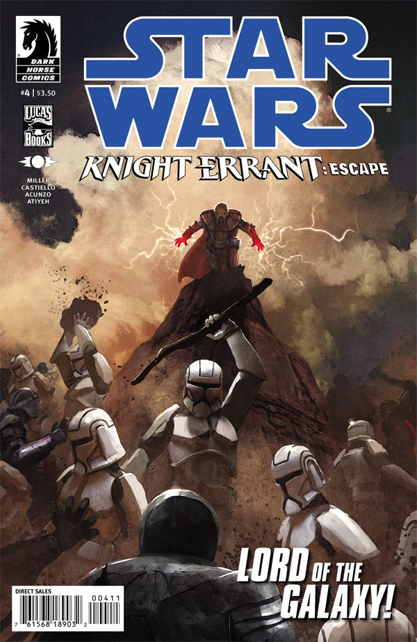 Обложка выпуска #4 Knight Errant: Escape 4, 12 сен 2012.