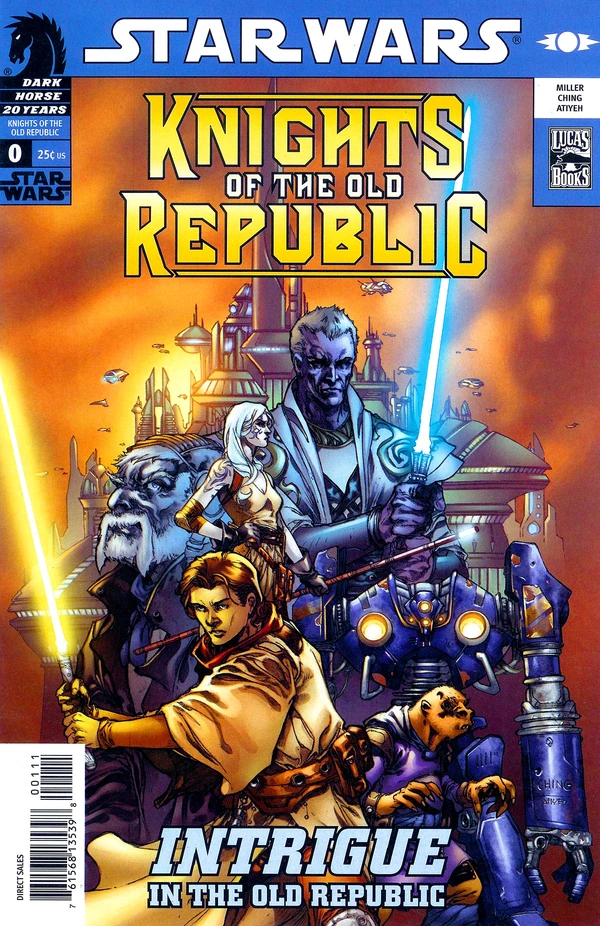 Обложка выпуска #0 Knights of the Old Republic 0, 1 мар 2006.