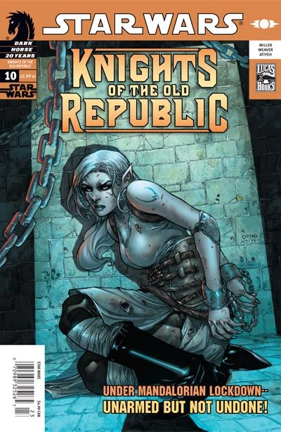Обложка выпуска #10 Knights of the Old Republic 10, 22 ноя 2006.