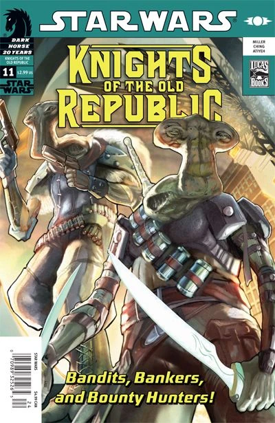 Обложка выпуска #11 Knights of the Old Republic 11, 27 дек 2006.