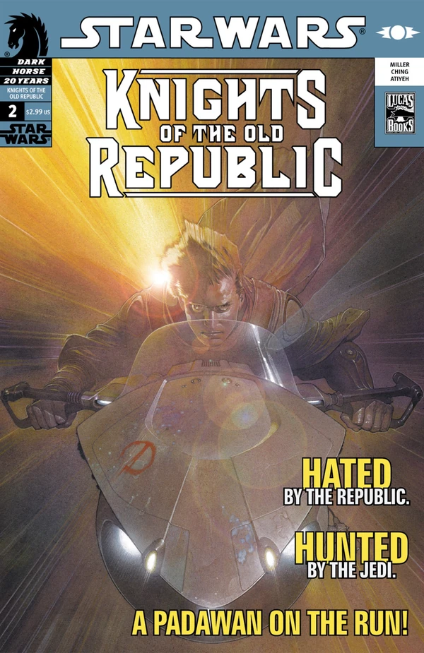 Обложка выпуска #2 Knights of the Old Republic 2, 22 фев 2006.