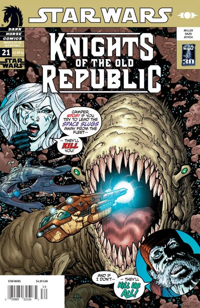 Обложка выпуска #21 Knights of the Old Republic 21, 24 окт 2007.